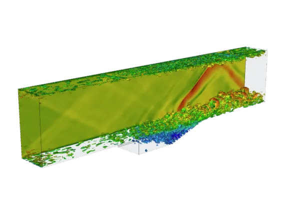 Turbulent React Flow Still